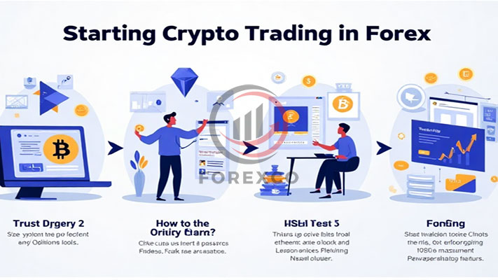 شروع معاملات کریپتو در فارکس